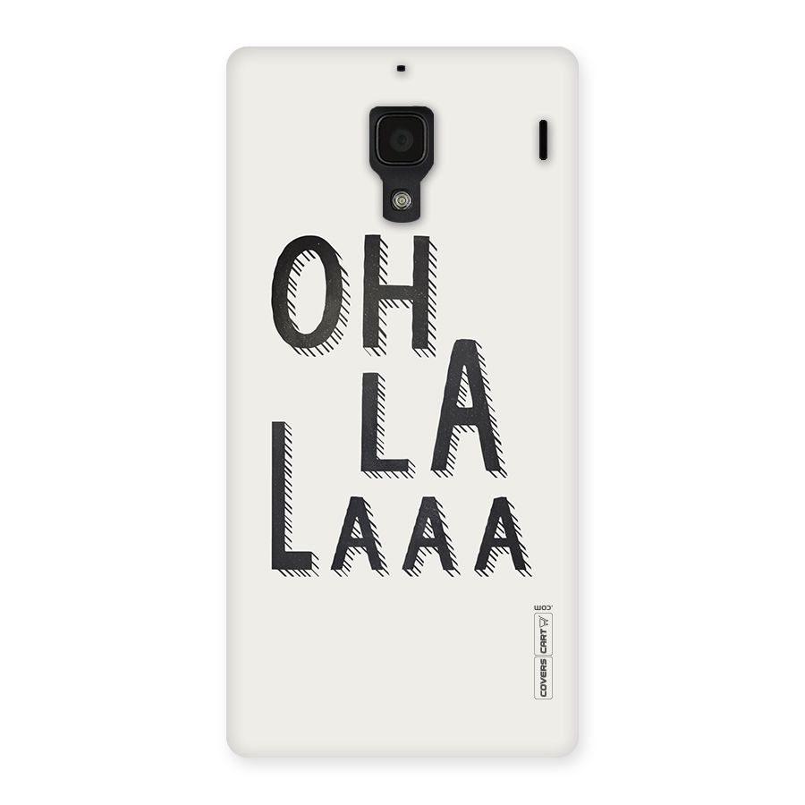 Oh La La Back Case for Redmi 1S