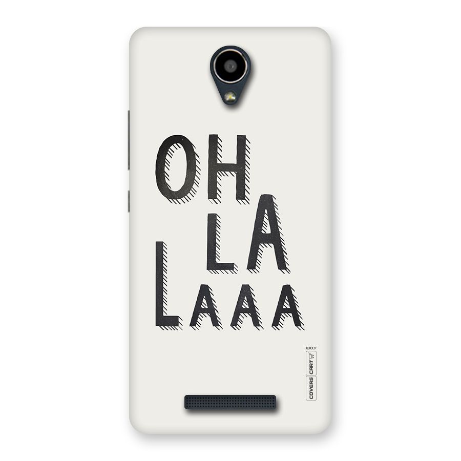 Oh La La Back Case for Redmi Note 2