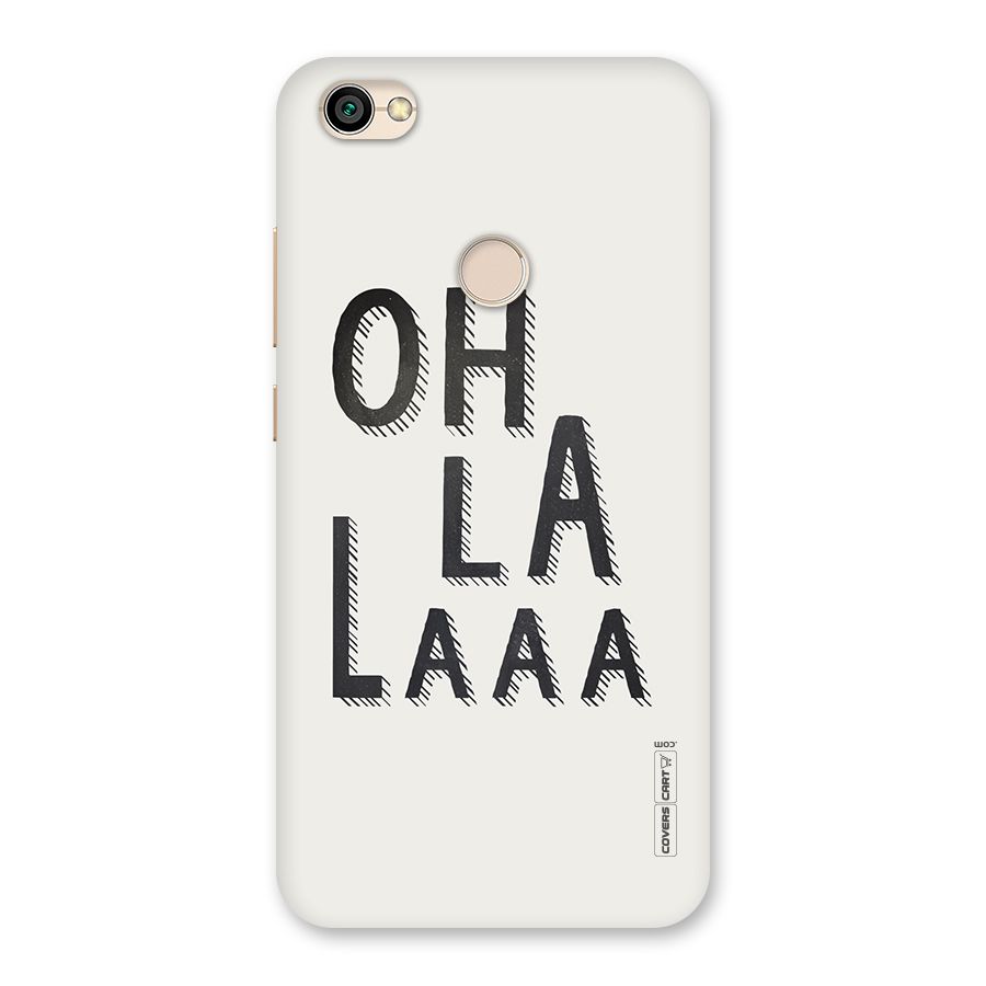 Oh La La Back Case for Redmi Y1 2017