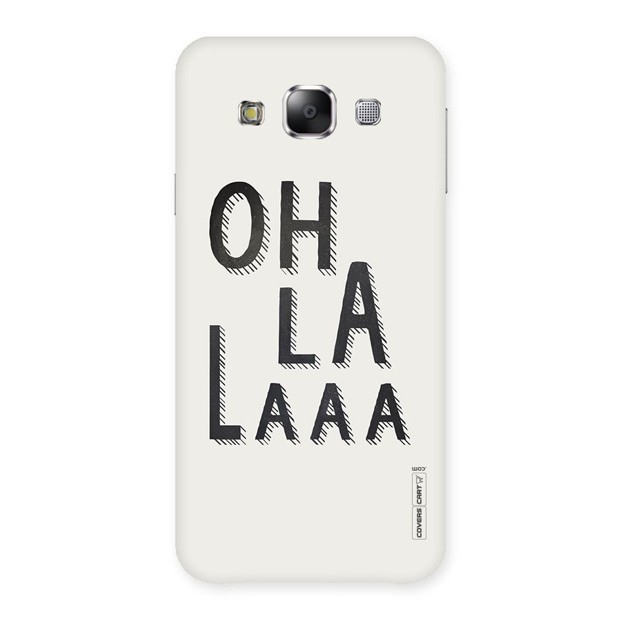 Oh La La Back Case for Samsung Galaxy E5