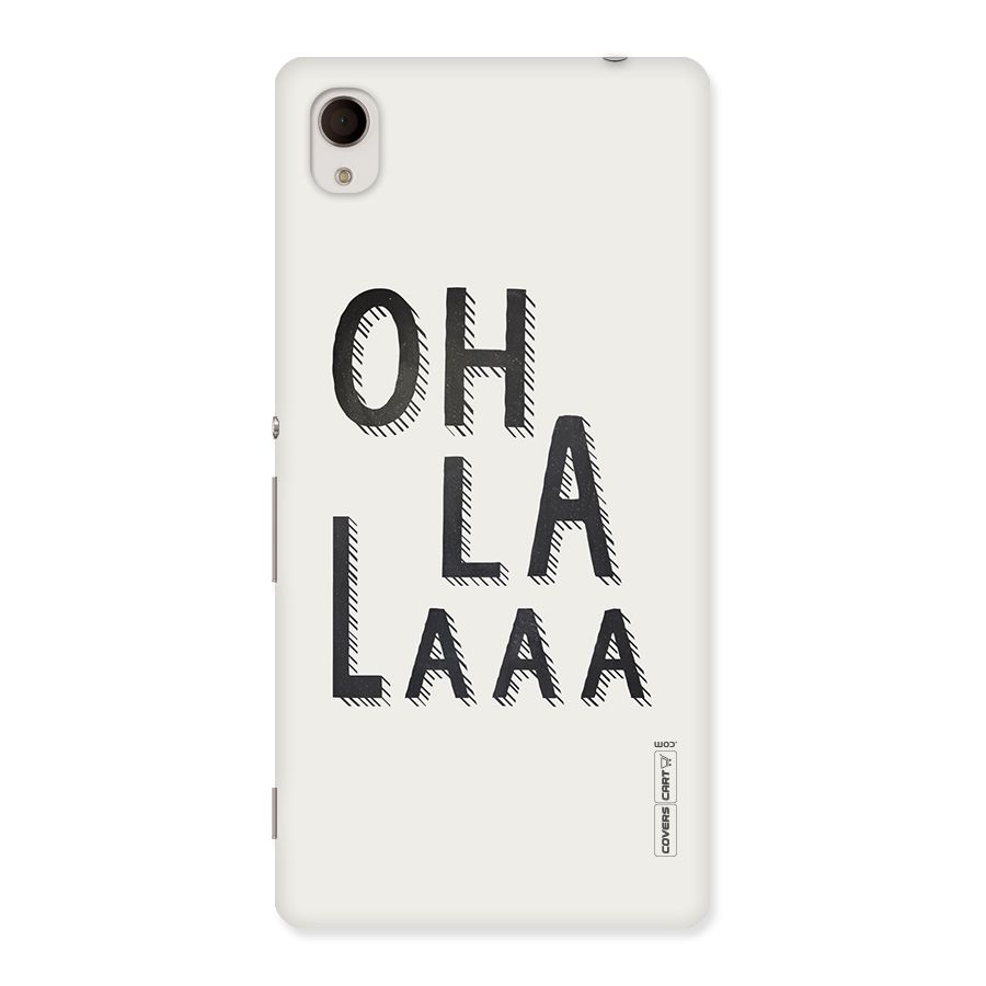Oh La La Back Case for Sony Xperia M4