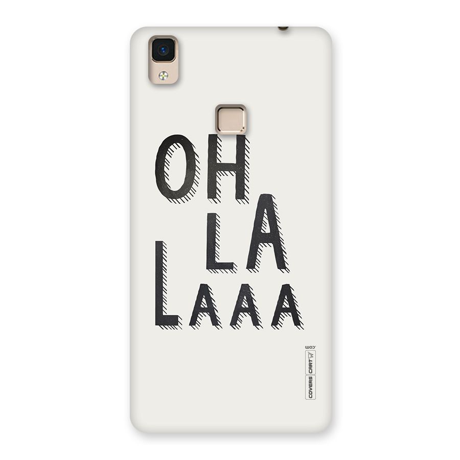 Oh La La Back Case for V3 Max