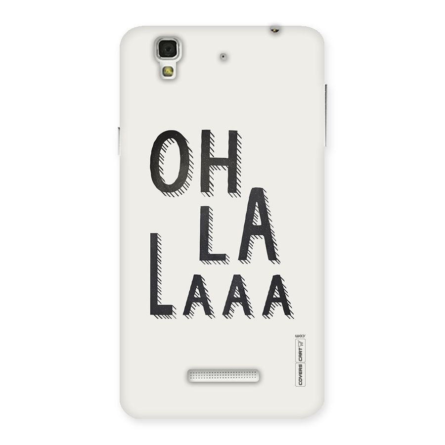 Oh La La Back Case for YU Yureka Plus
