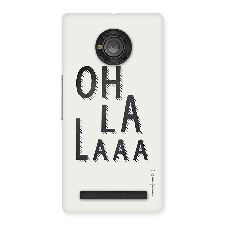 Oh La La Back Case for Yu Yuphoria
