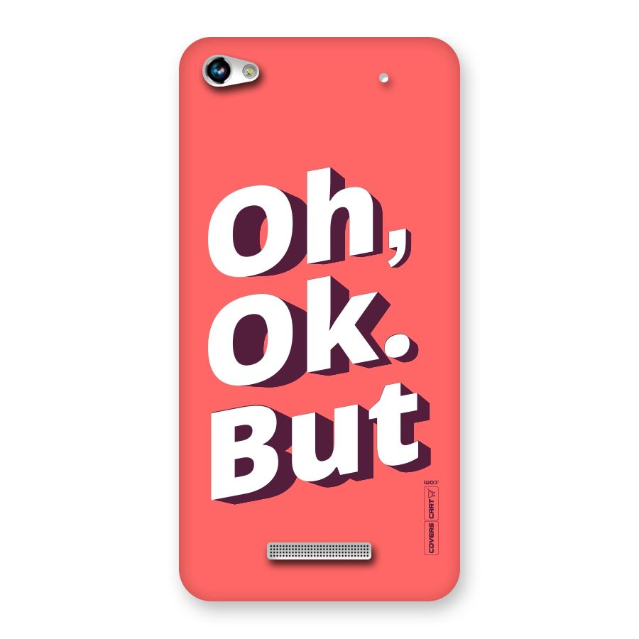 Oh Ok But Back Case for Micromax Hue 2
