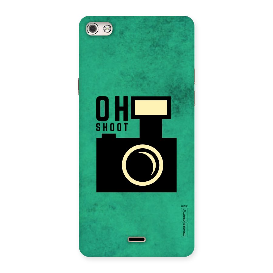 Oh Shoot Back Case for Micromax Canvas Silver 5