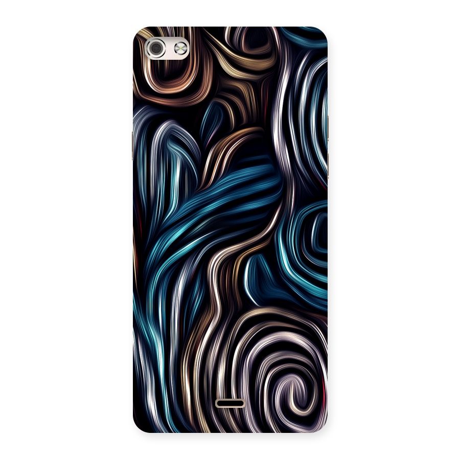 Oil Paint Artwork Back Case for Micromax Canvas Silver 5