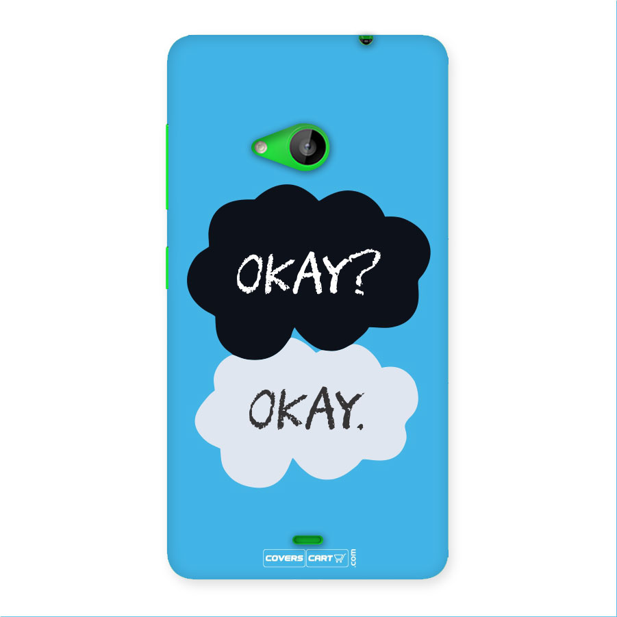 Okay Okay Back Case for Lumia 535