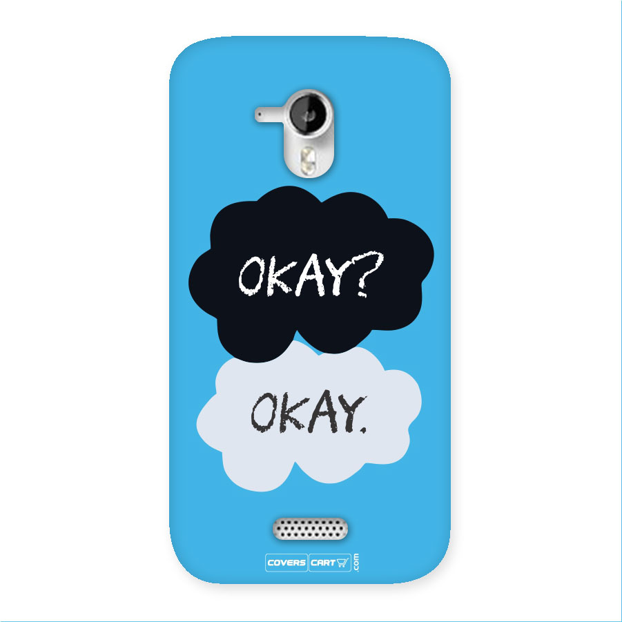 Okay Okay Back Case for Micromax A116 Canvas HD