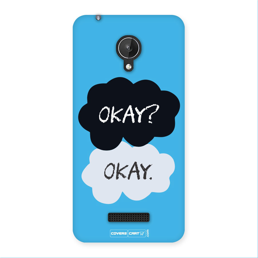 Okay Okay Back Case for Micromax Canvas Spark Q380