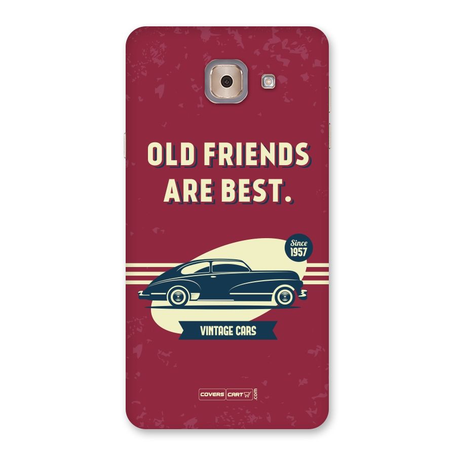 Old Friends Vintage Car Back Case for Galaxy J7 Max