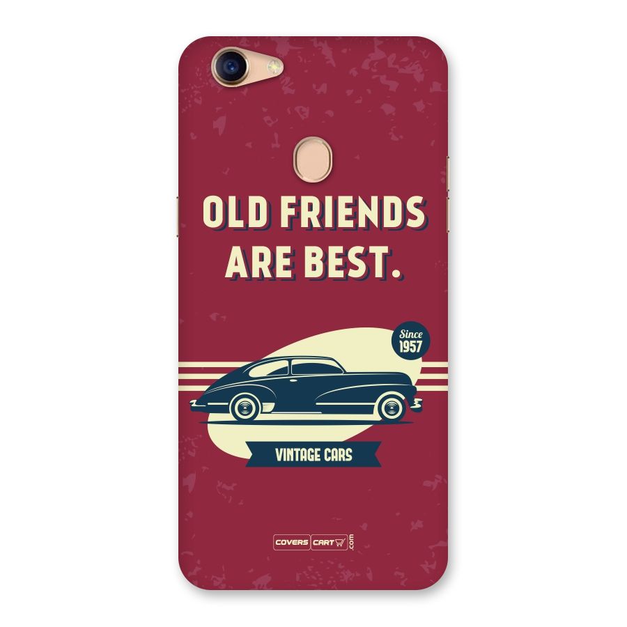 Old Friends Vintage Car Back Case for Oppo F5