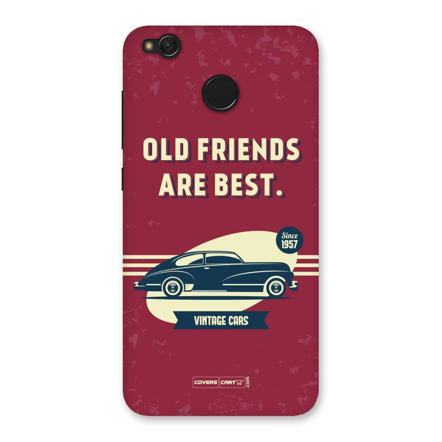 Old Friends Vintage Car Back Case for Redmi 4