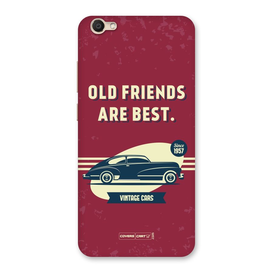 Old Friends Vintage Car Back Case for Vivo V5