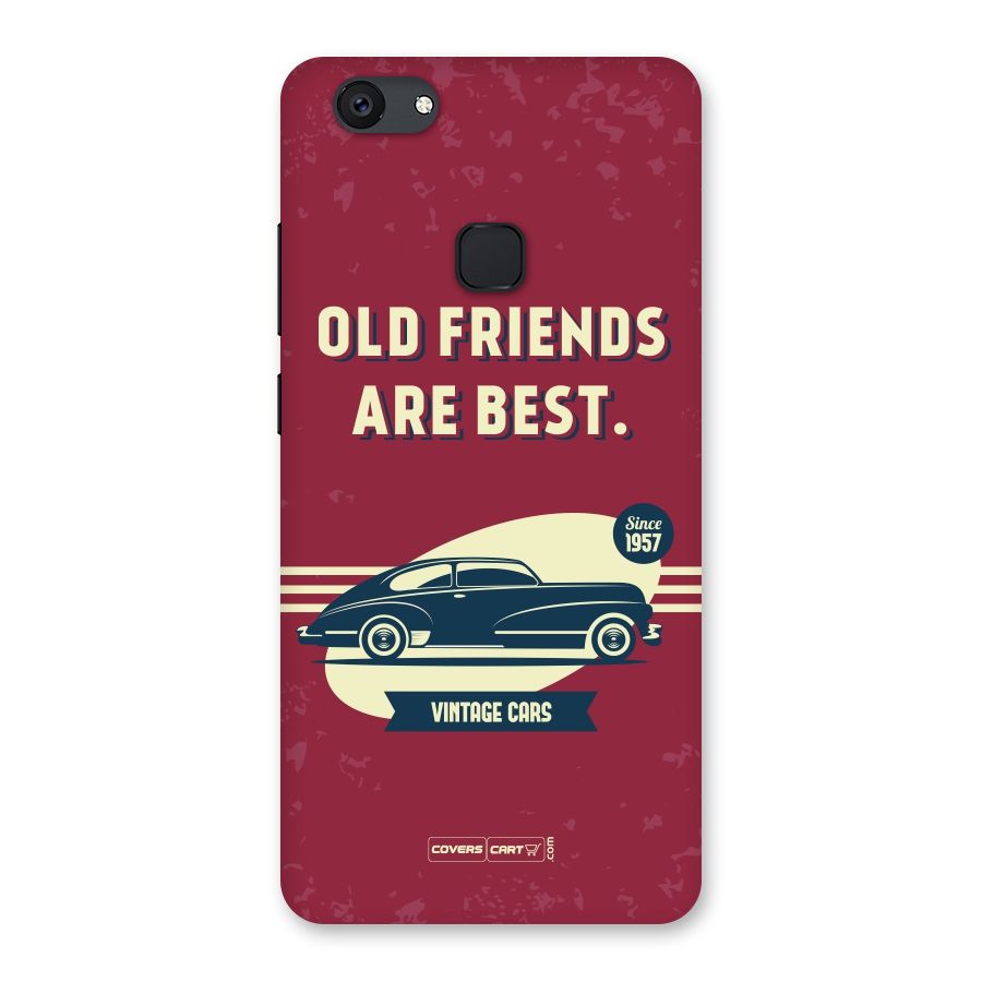 Old Friends Vintage Car Back Case for Vivo V7 Plus