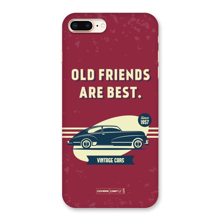 Old Friends Vintage Car Back Case for iPhone 8 Plus