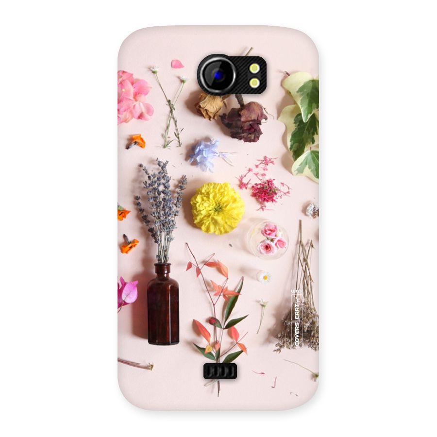 Old Petals Back Case for Micromax Canvas 2 A110