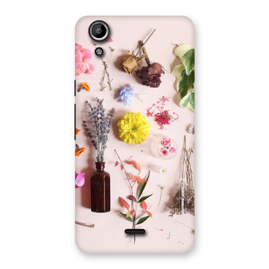 Old Petals Back Case for Micromax Canvas Selfie Lens Q345