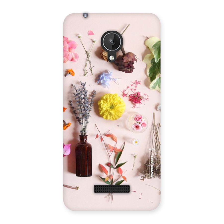 Old Petals Back Case for Micromax Canvas Spark Q380