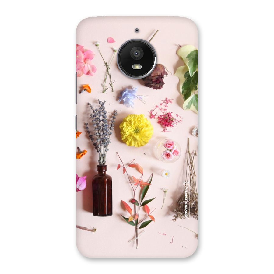 Old Petals Back Case for Moto E4 Plus