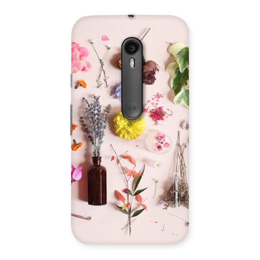 Old Petals Back Case for Moto G3