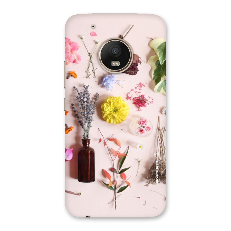 Old Petals Back Case for Moto G5 Plus