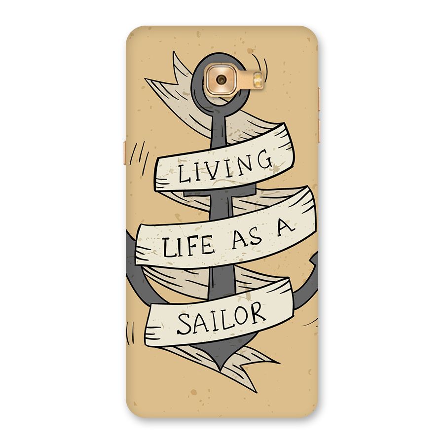 Old School Anchor Back Case for Galaxy C9 Pro