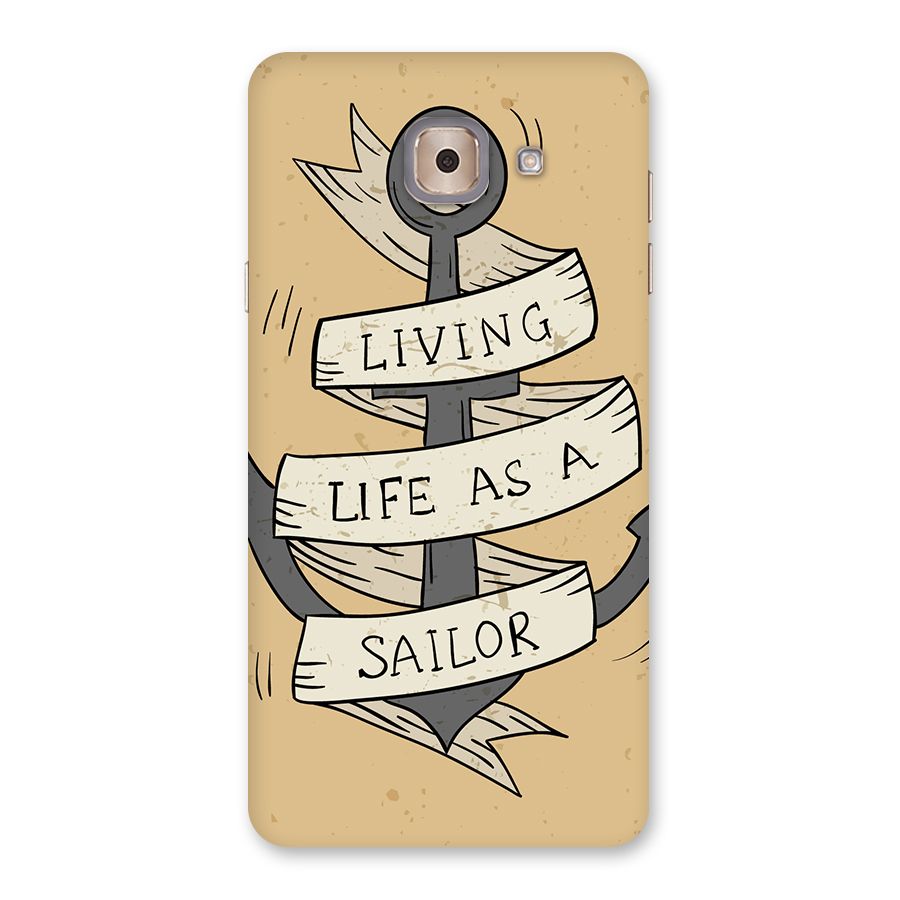 Old School Anchor Back Case for Galaxy J7 Max