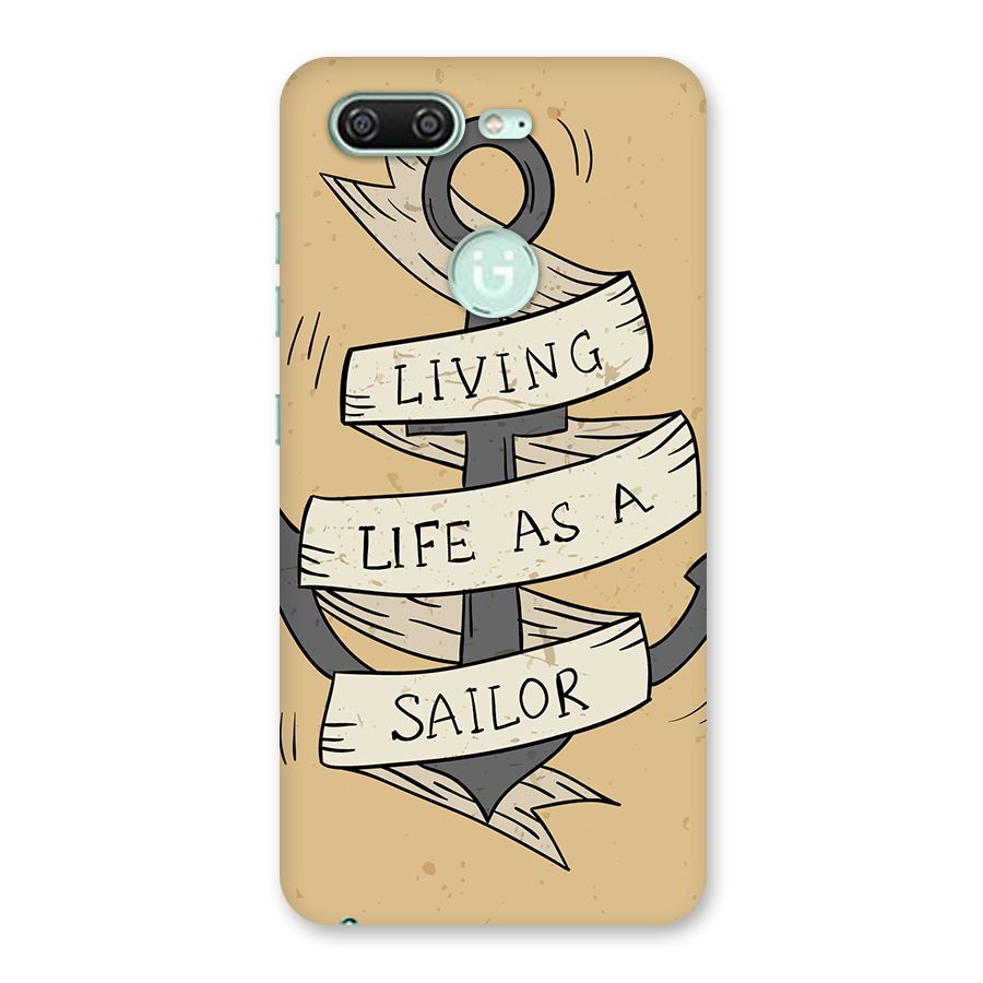 Old School Anchor Back Case for Gionee S10