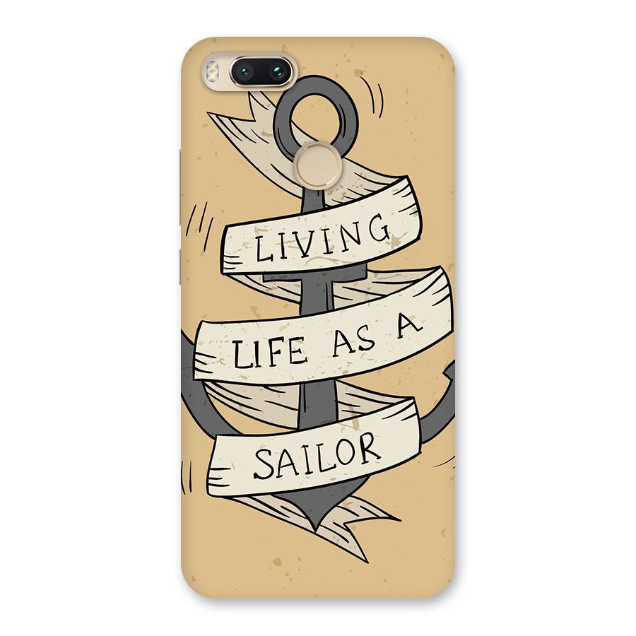 Old School Anchor Back Case for Mi A1