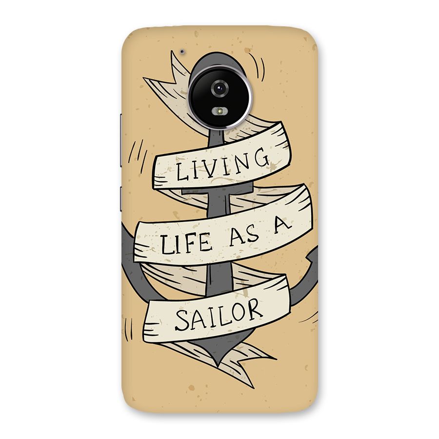 Old School Anchor Back Case for Moto G5