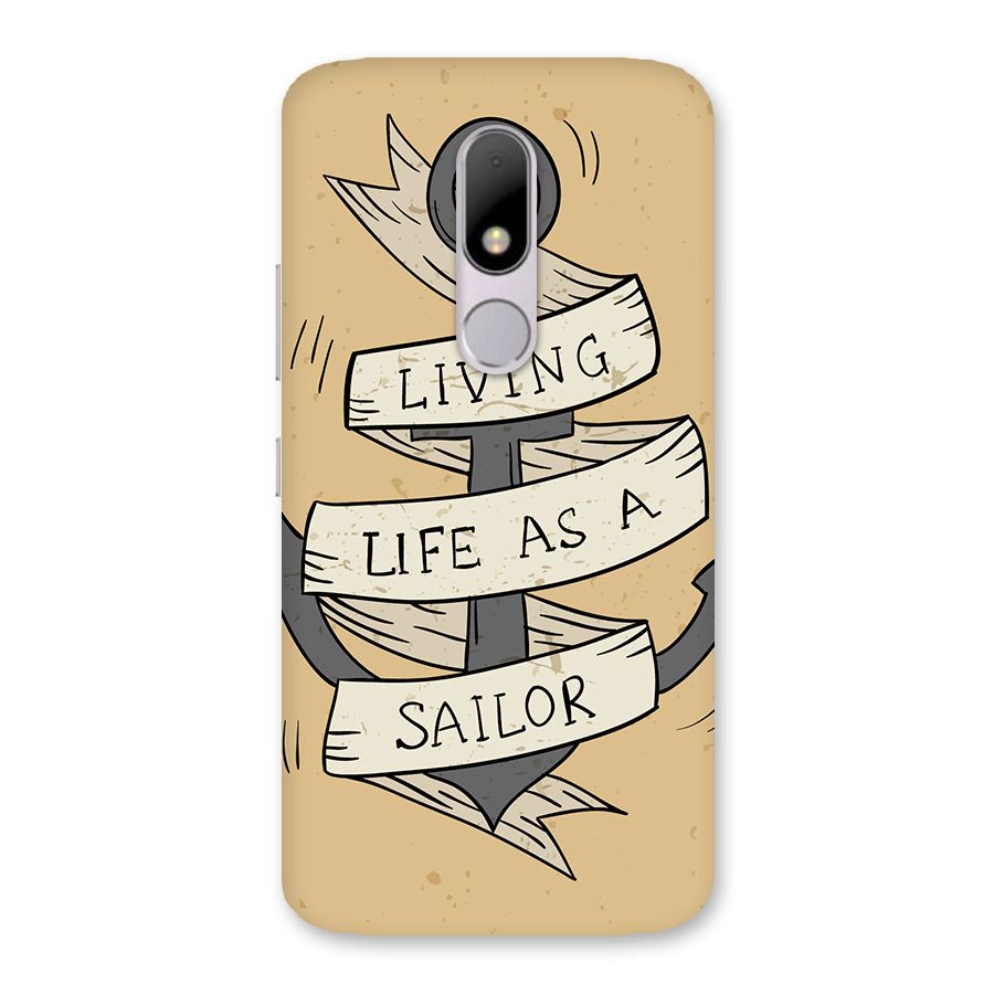 Old School Anchor Back Case for Moto M