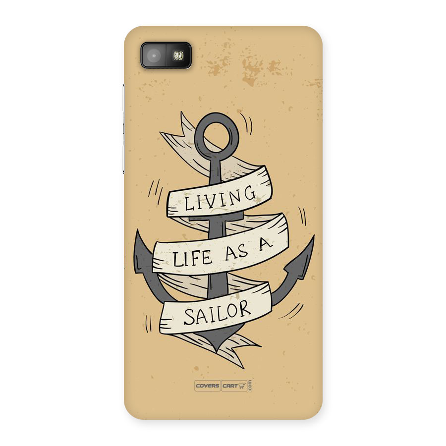 Old School Anchor Back Case for Blackberry Z10