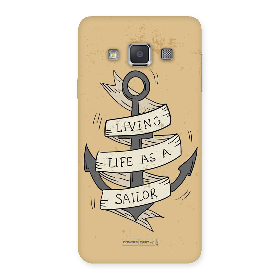 Old School Anchor Back Case for Galaxy A3