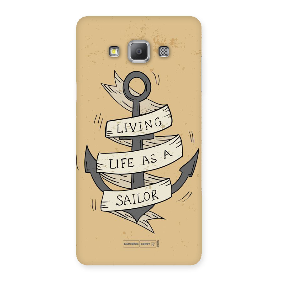Old School Anchor Back Case for Galaxy A7