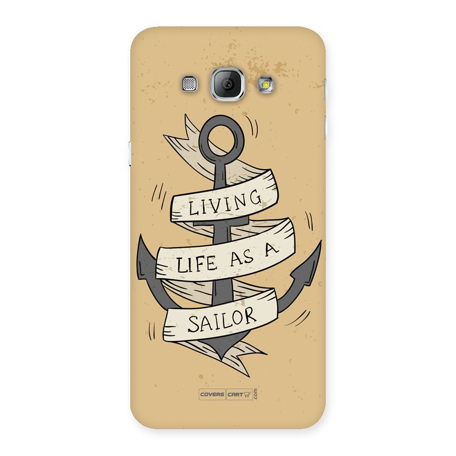 Old School Anchor Back Case for Galaxy A8