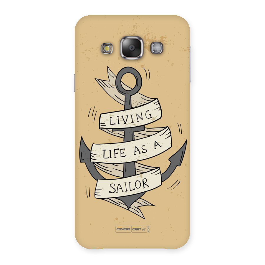 Old School Anchor Back Case for Galaxy E7