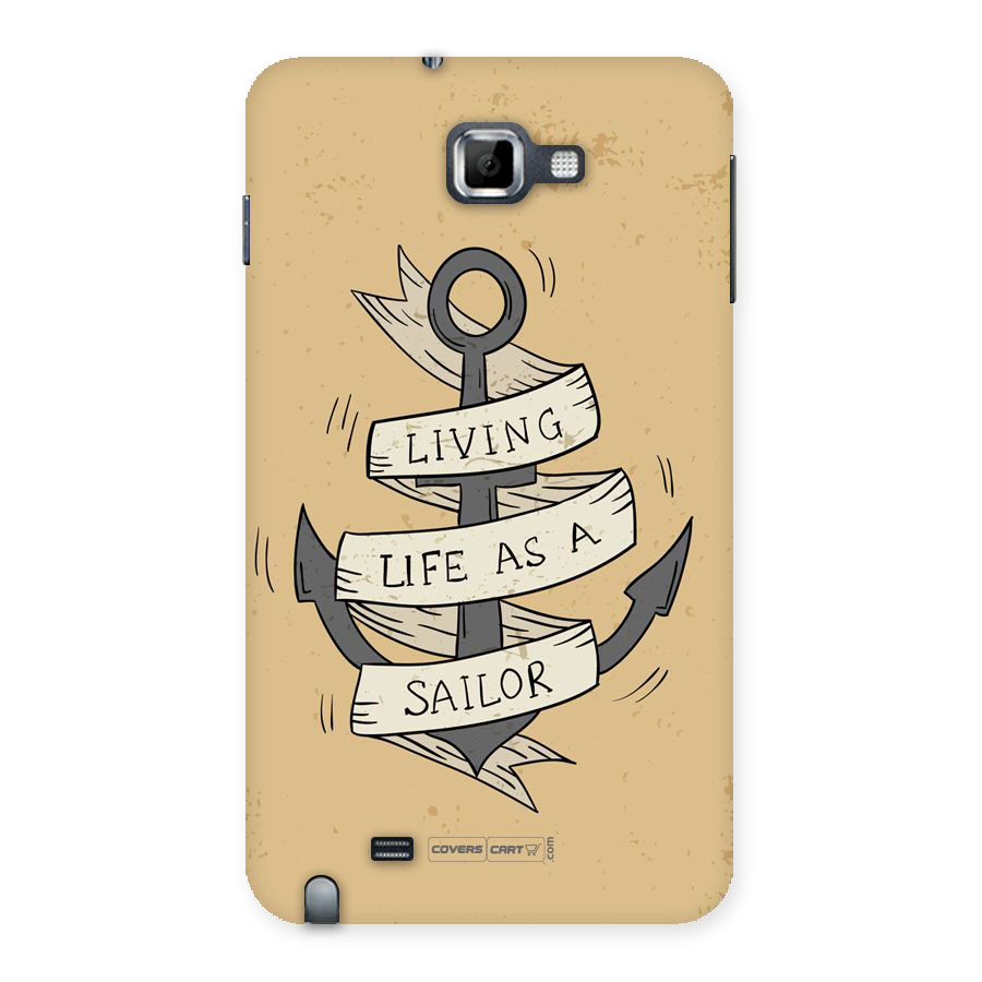 Old School Anchor Back Case for Galaxy Note