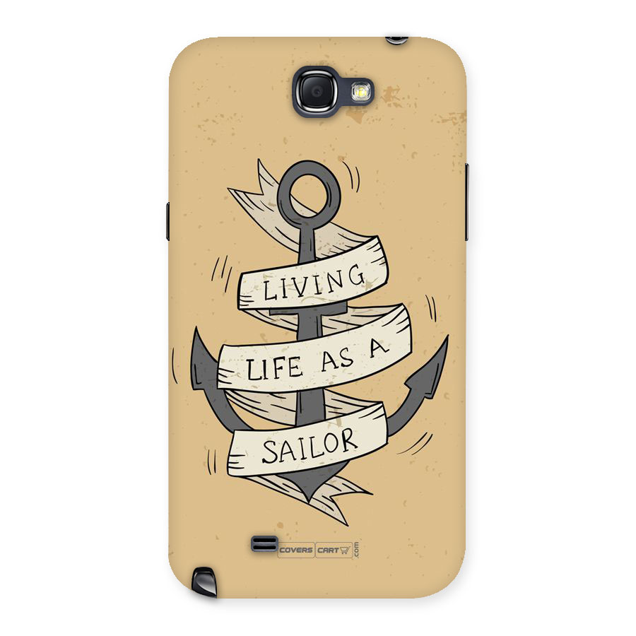 Old School Anchor Back Case for Galaxy Note 2
