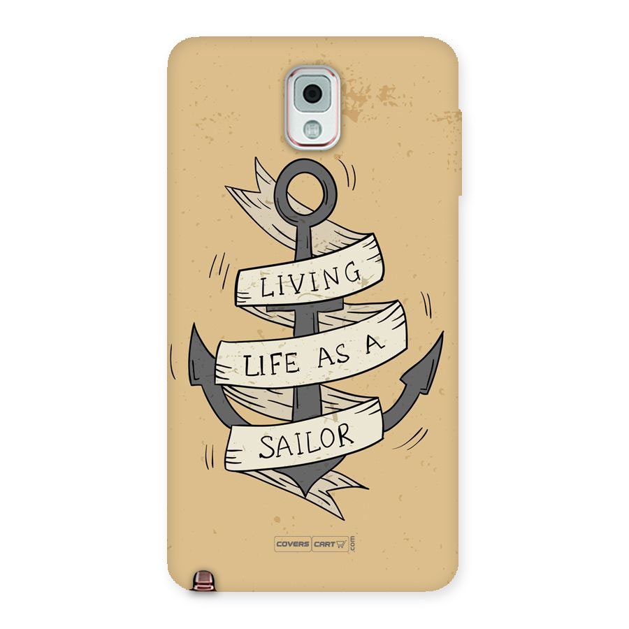 Old School Anchor Back Case for Galaxy Note 3