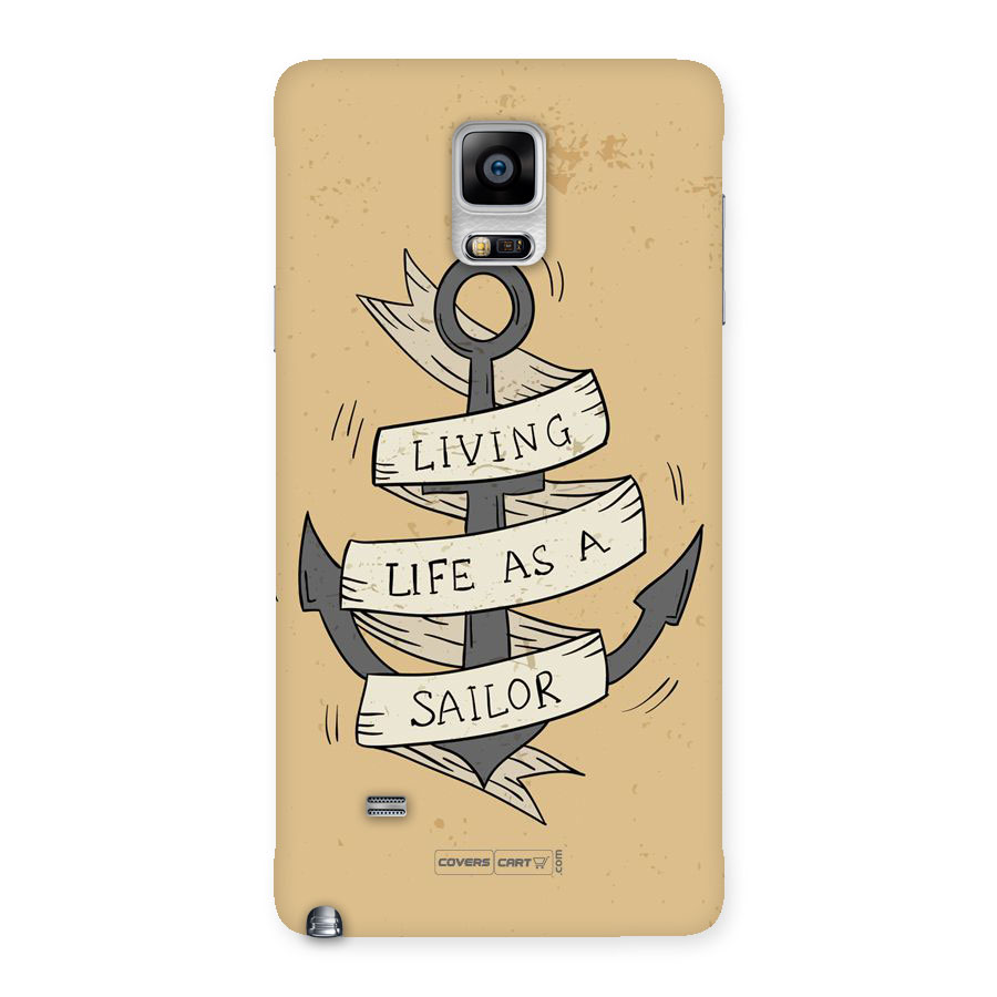 Old School Anchor Back Case for Galaxy Note 4