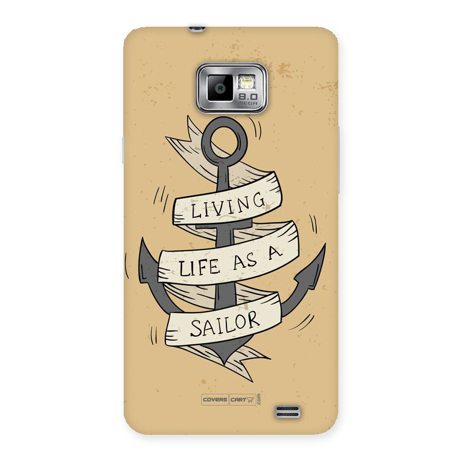 Old School Anchor Back Case for Galaxy S2