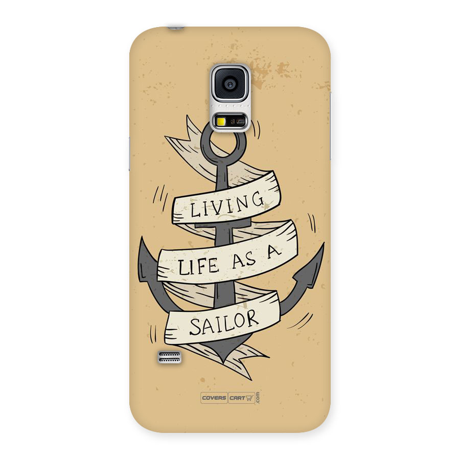 Old School Anchor Back Case for Galaxy S5 Mini
