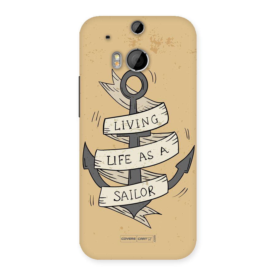 Old School Anchor Back Case for HTC One M8