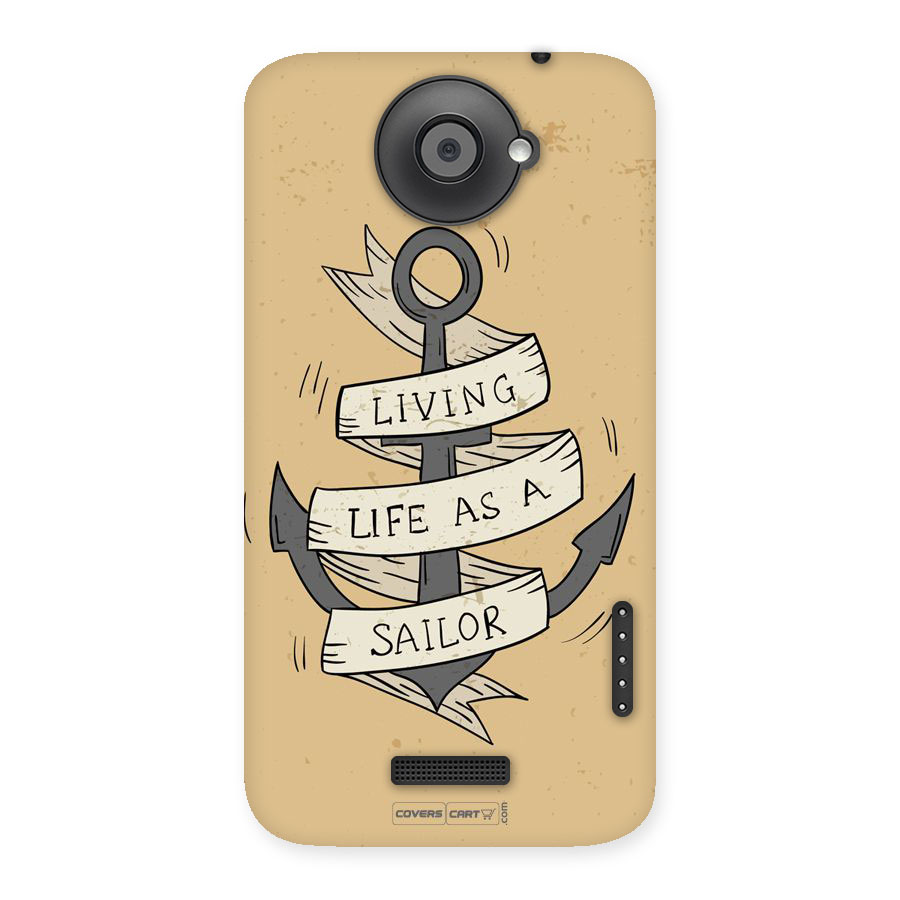 Old School Anchor Back Case for HTC One X