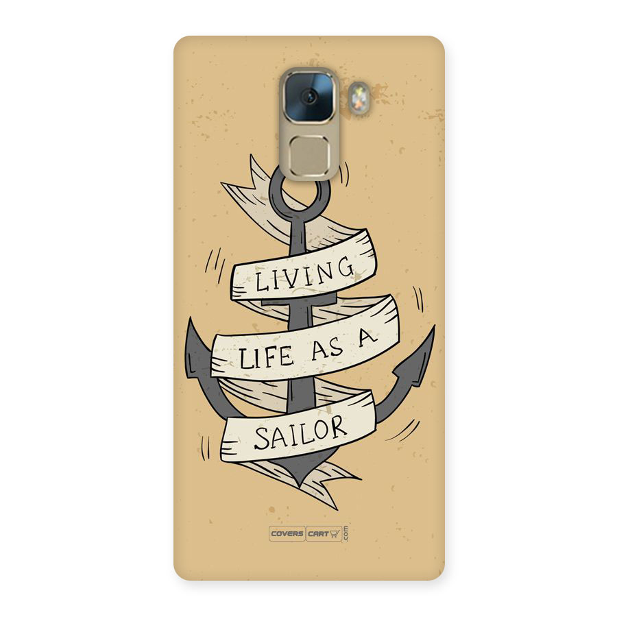 Old School Anchor Back Case for Honor 7