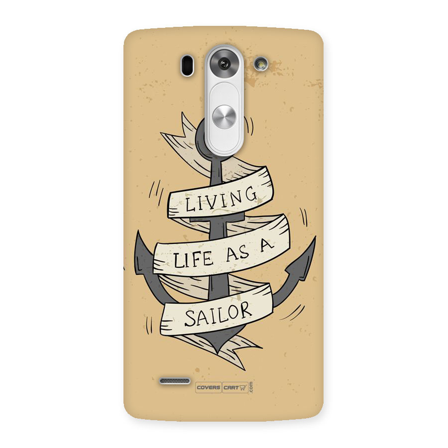 Old School Anchor Back Case for LG G3 Beat