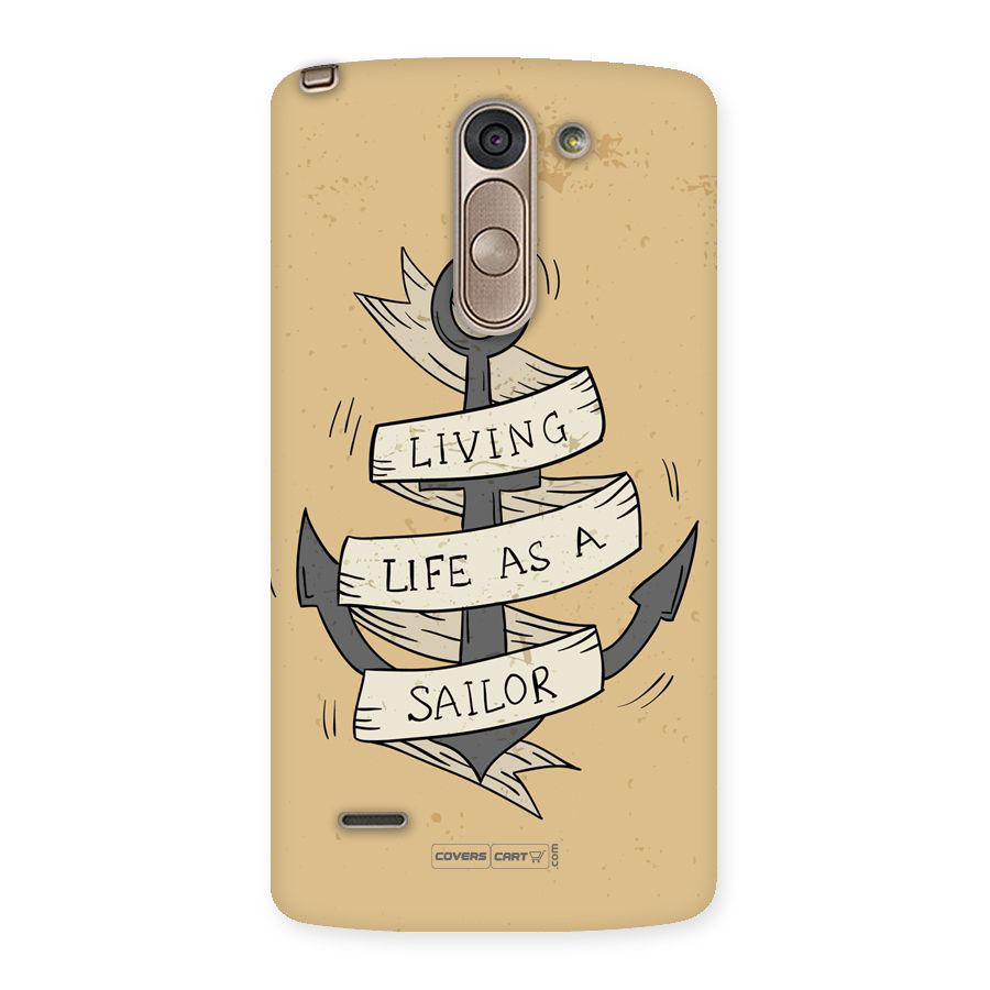 Old School Anchor Back Case for LG G3 Stylus