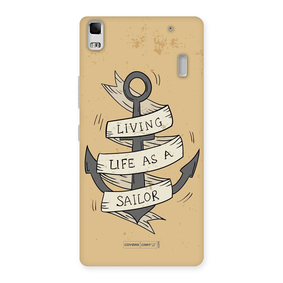 Old School Anchor Back Case for Lenovo A7000