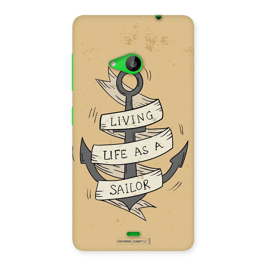 Old School Anchor Back Case for Lumia 535